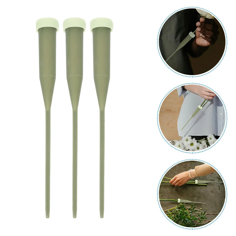 

100Pcs Floral Water Tubes Plastic Long Flower Vials Cap for Fresh Flower Stems Arrangements Floral Supplies Florist Water Tubes