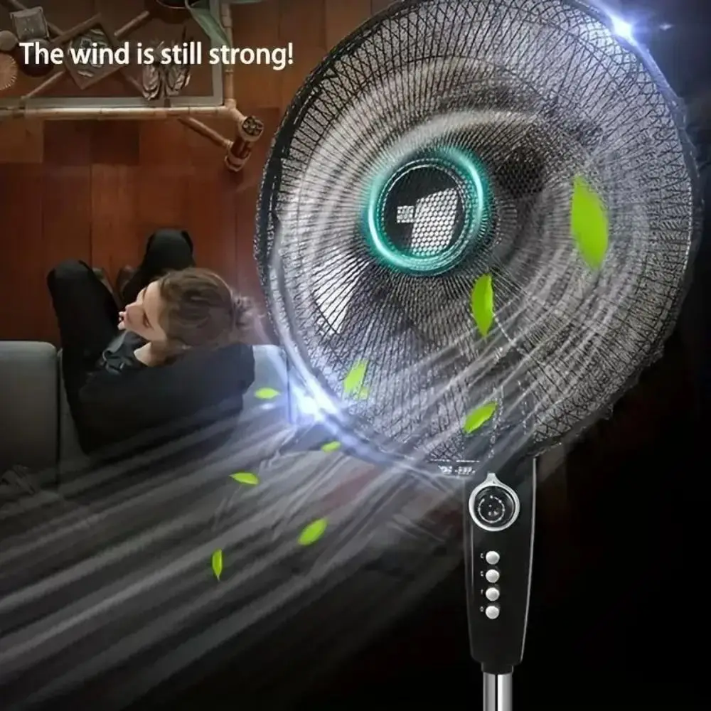 10Pcs Anti-pinch Fan Dustproof Covers Large Universal Fan Safety Mesh Net Washable Finger Protector Fan Safety Dust Cover Summer - Image 3