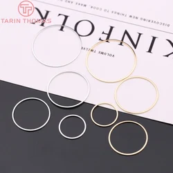 (4135)Diameter 8MM to 70MM Round Brass Closed Rings Connect Rings Jewelry Making Findings More color can picked