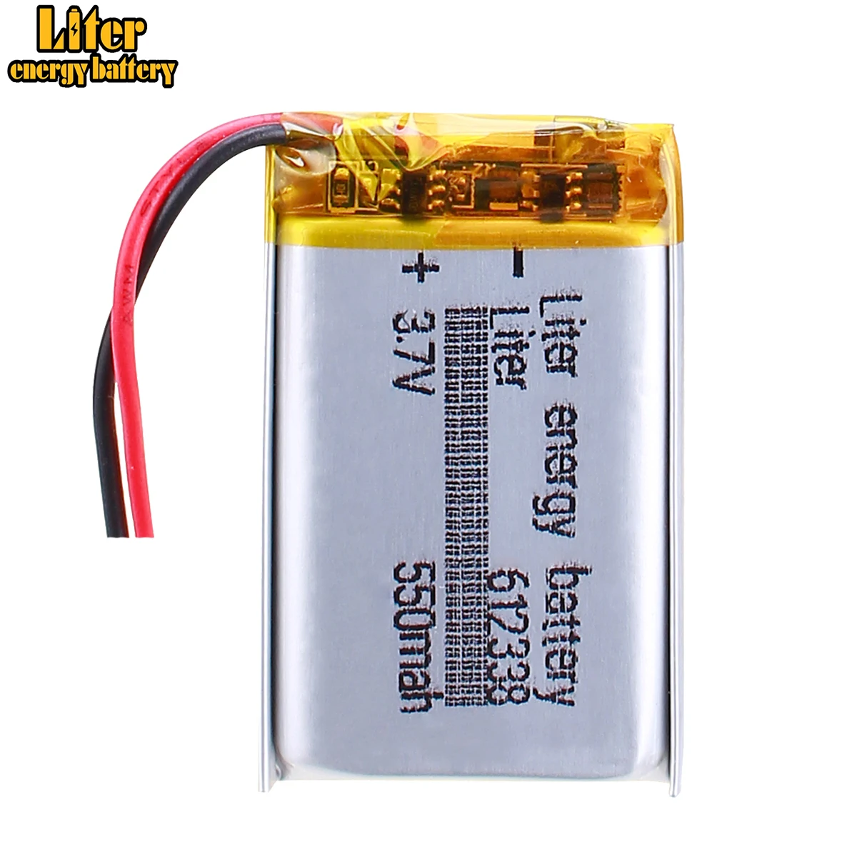 Polymer battery 612338 3.7v 550mah smart home MP3 speakers Li-ion battery for dvr,GPS,mp3,mp4,cell phone,speaker