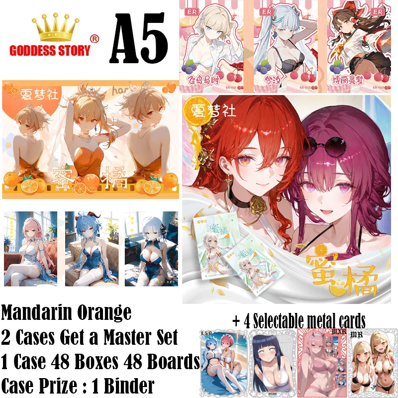 

Мандарин Оранжевый A5 Доска Goddess Story Коллекция Аниме Игры Девушка Вечеринка Купальник Вечеринка Doujin Игрушки Хобби Подарок