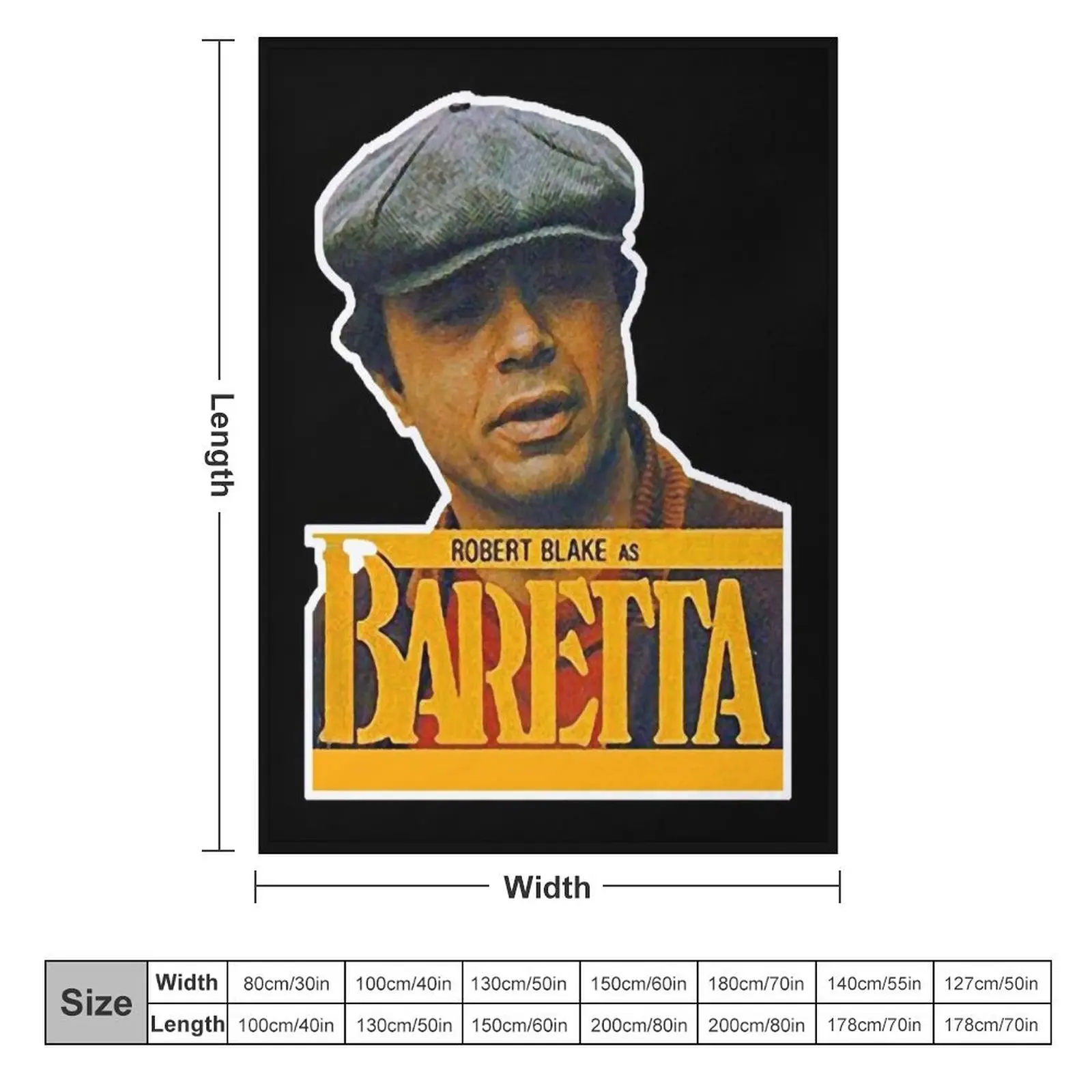 Robert Blake is Baretta Tribute Throw Blanket Plush Soft Plush Plaid Decorative Throw Flannel Fabric Blankets