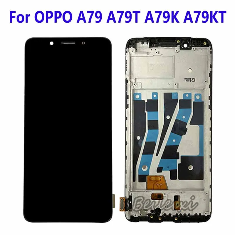 

Для OPPO A79 A79T A79K A79KT LCD дисплей кодирующий преобразователь сенсорного экрана в сборе