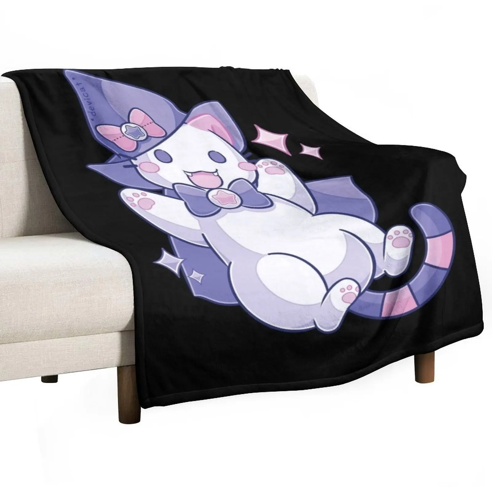 

CandiCat Witch  2024 Throw Blanket Soft for winter Blankets