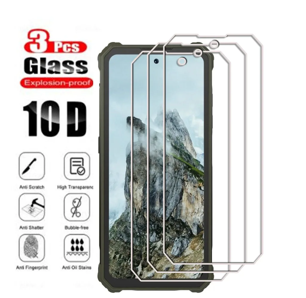 3pcs 9H 2.5D Tempered Glass For IIIF150 R2022 Alpine 6.78