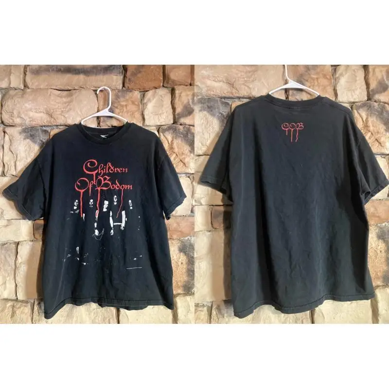 Reprint L Children Of Bodom T Shirt From 2004 Vintage Metal Thrash Alexi Laiho B