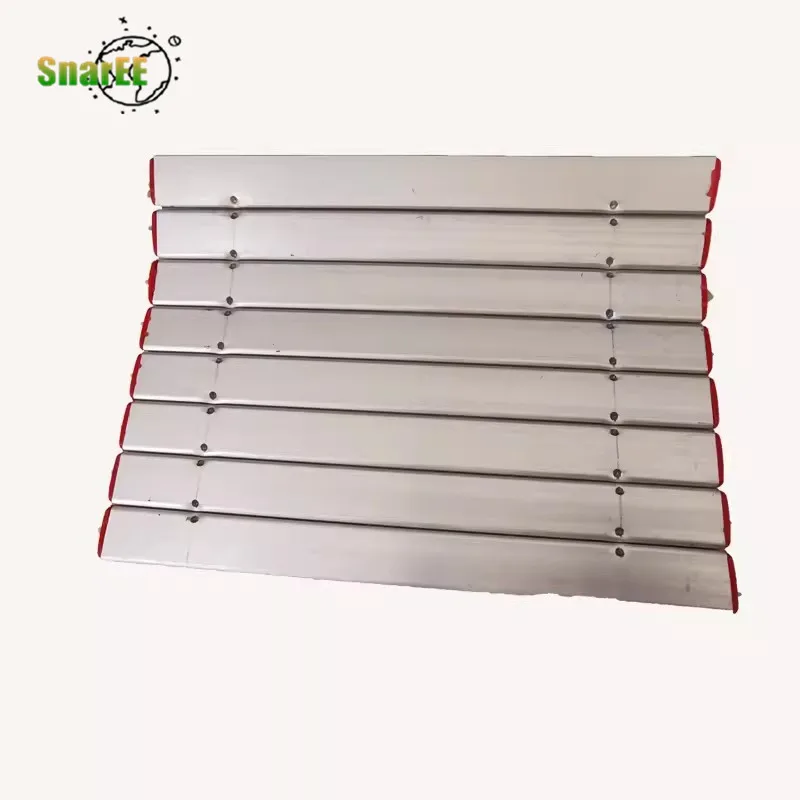 Aluminum curtain for CNC machine tools Aluminum profile protective curtain Aluminum alloy curtain roller shutter lathe rail dust