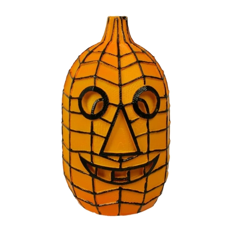 Halloween-Akzent-Kürbisstück aus Kunstharz für Schreibtisch und Party-Ausstellungsbereich, 3 x – Detail 1