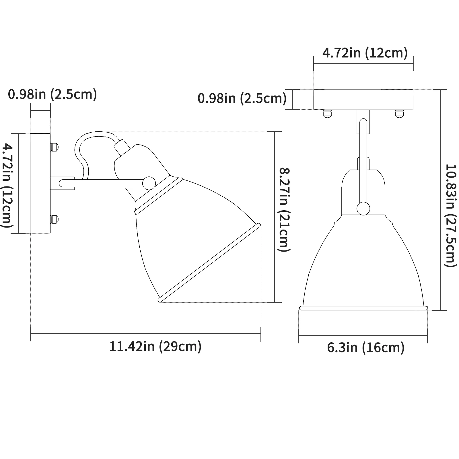 Modern Indoor Wall Sconce, White Wall Sconce, Wall Light Fixture Hardwired Wall Mounted Lamp for Living Room, Bathroom