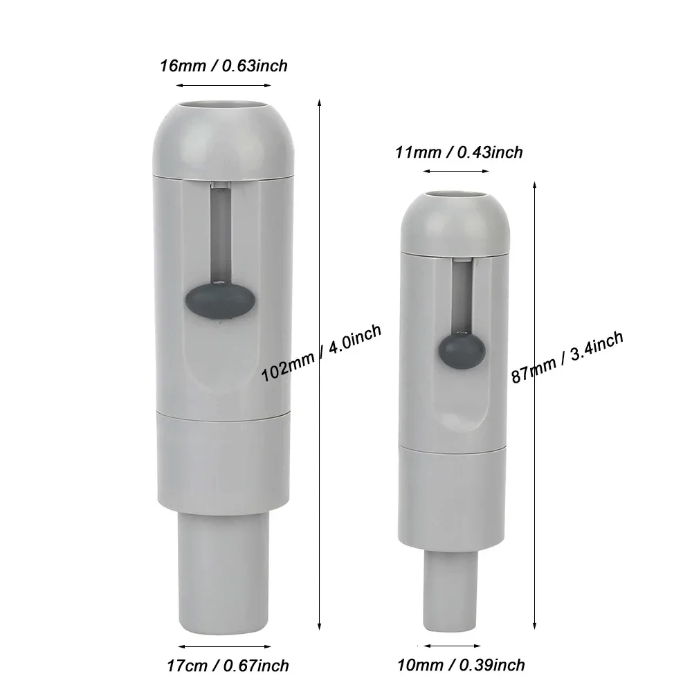 1 قطعة مقبض شفط قوي وضعيف مع مفتاح قابل للتعديل كرسي الأسنان ملحق جهاز شفط اللعاب البلاستيكية مواد طب الأسنان