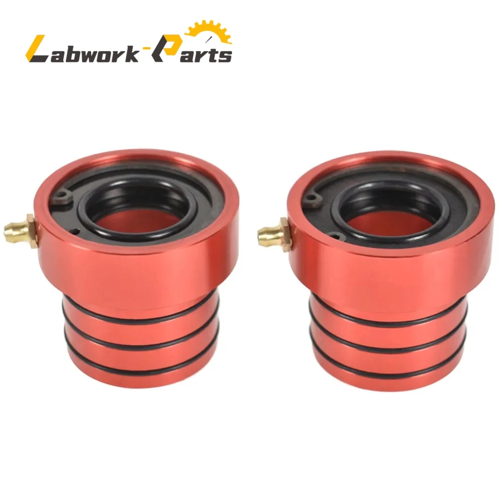 

2Pcs Red Front Axle Tube Seal Kit MG21103 for Jeep Wrangler YJ JK TJ XJ ZJ MJ