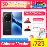 2024 New Vivo X200 Pro Chinese Version Mediatek Dimensity 9400 6.78'' 120Hz LTPO AMOLED Display 6000mAh Battery 90W SuperCharge