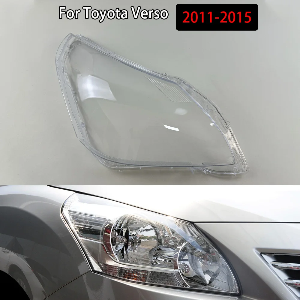 

Car Accessories Headlamp Cover Transparent Lampshade Headlight Shell Plexiglass For Toyota Verso 2011-2015