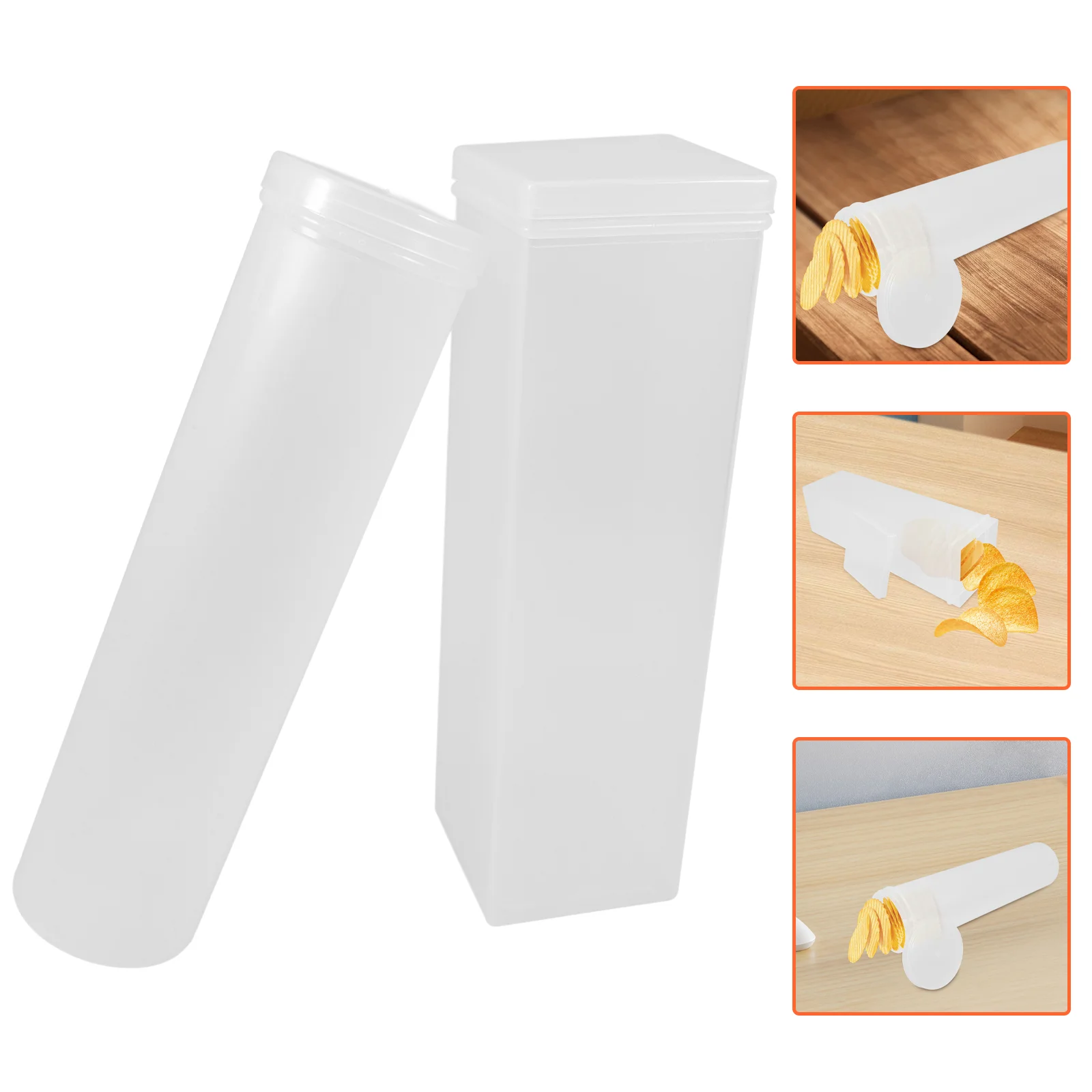 

2 Pcs Cupcake Holder Stand Crisper Cookie Jars Spaghetti Freezer Containers Baking Soda