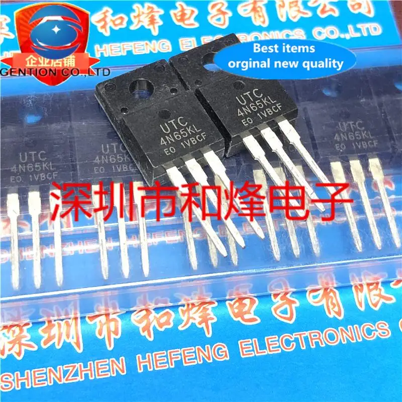 

10 шт. 100% оригинальная новая модель UTC4N65KL TO-220F N-Channel 650V 4A