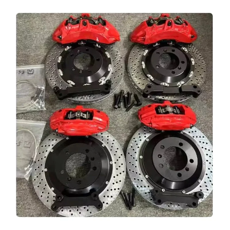 

Комплект 6-поршневых тормозных суппортов GT6, большой тормозной комплект для передних 18-дюймовых колес для Land Rover, Jaguar, Aston Martin