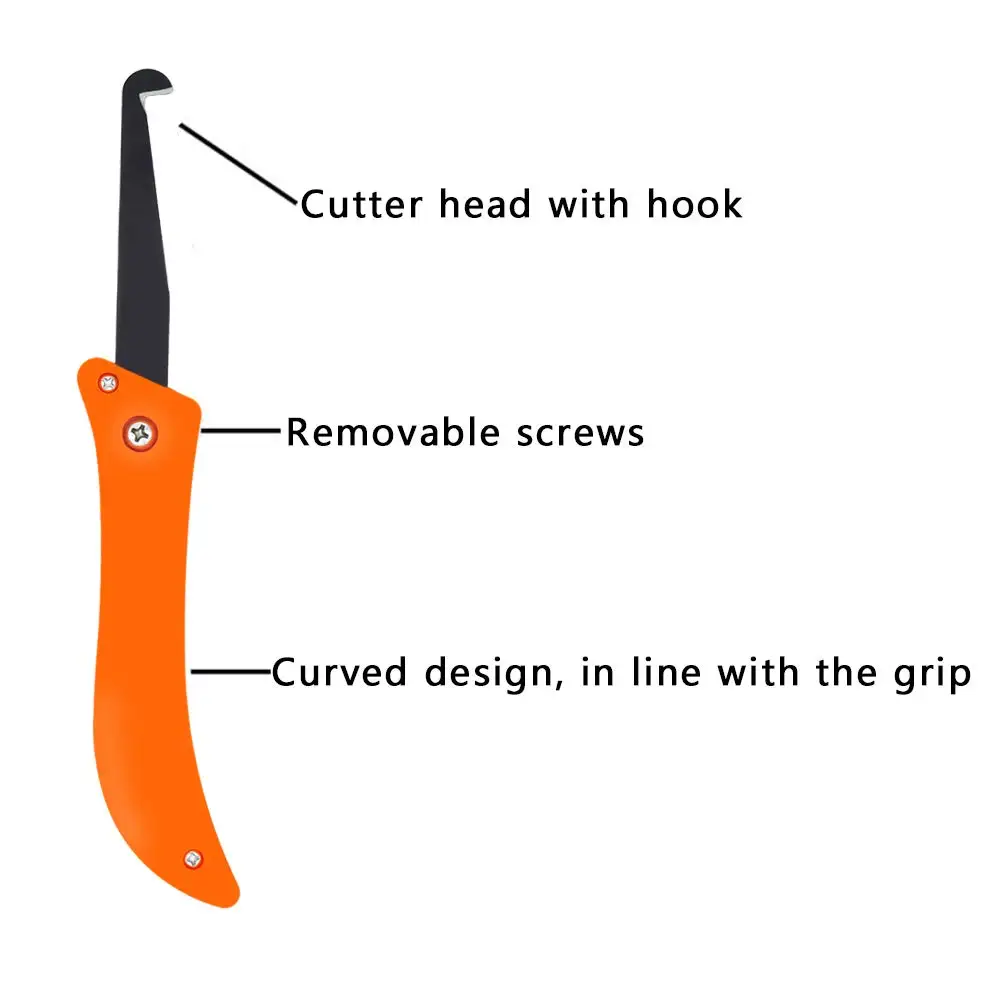 Tile Gap Repair Tool Hook Knife Professional Cleaning and Removal of Old Grout Hand Tools Tungsten Steel Joint Notcher Collator