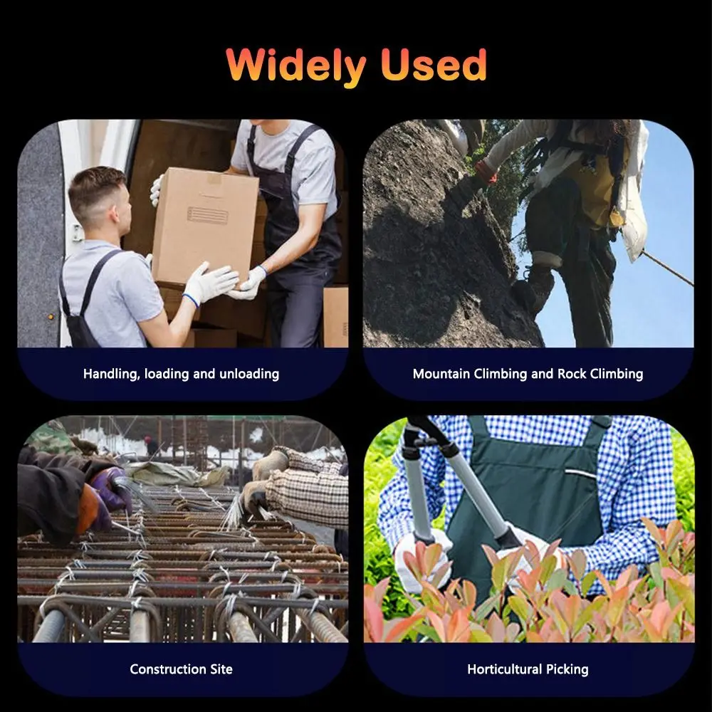 

Прочные мужские рабочие перчатки из воловьей кожи с прочным захватом, толстые сверхпрочные перчатки, износостойкие перчатки для механика, защита безопасности