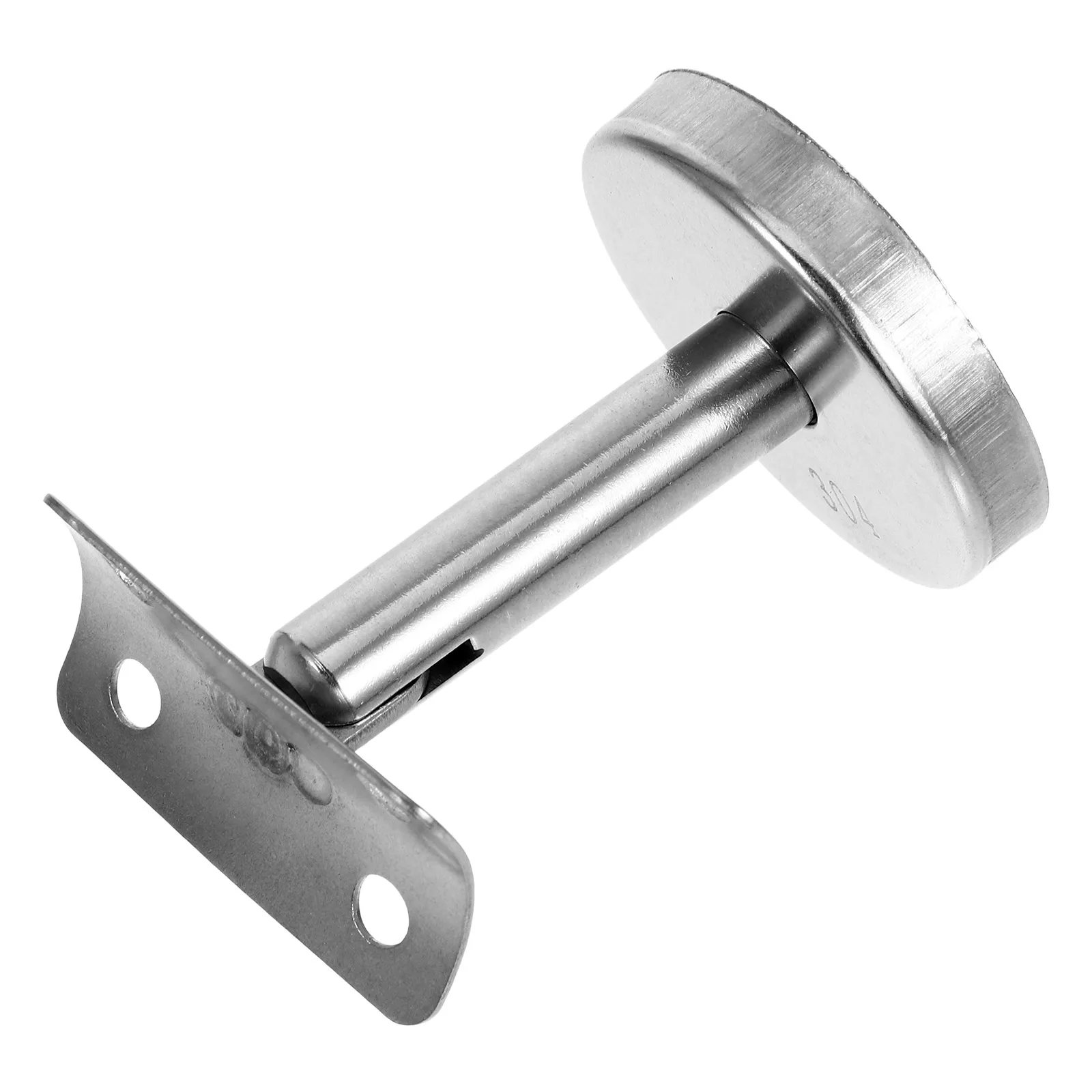 

Stainless Steel Wall Mounted Support Bracket Handrail Chrome Durable Stair Rail Bracket Round Floating Shelf Mounting Hardware