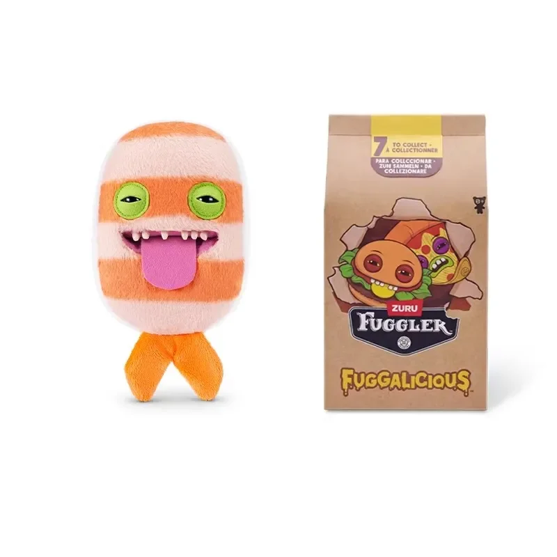 Fuggler FUGGALICIOUS Pizza Hot Dog Ice Cream Plush Toy