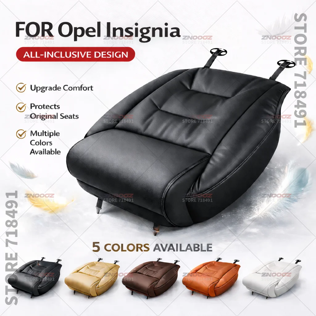 For Opel Insignia Seat Leg Support Extension Cushion Thigh Support Pillow Memory Foam Leather Leg Extender Interior Accessories