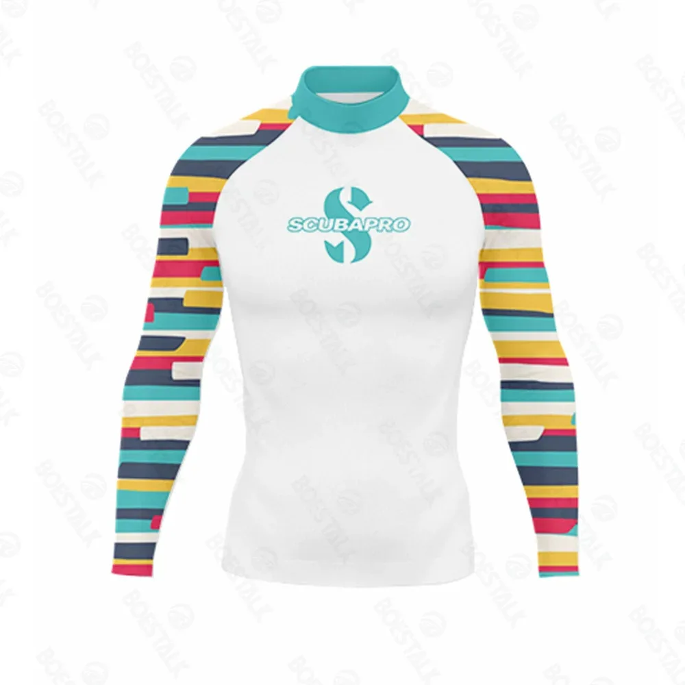 SCUBAPRO Men's Sun Protection Swim T-Shirt: Long Sleeve UPF 50+ Rash Guard - Outdoor Surfing & Scuba Dive Top
