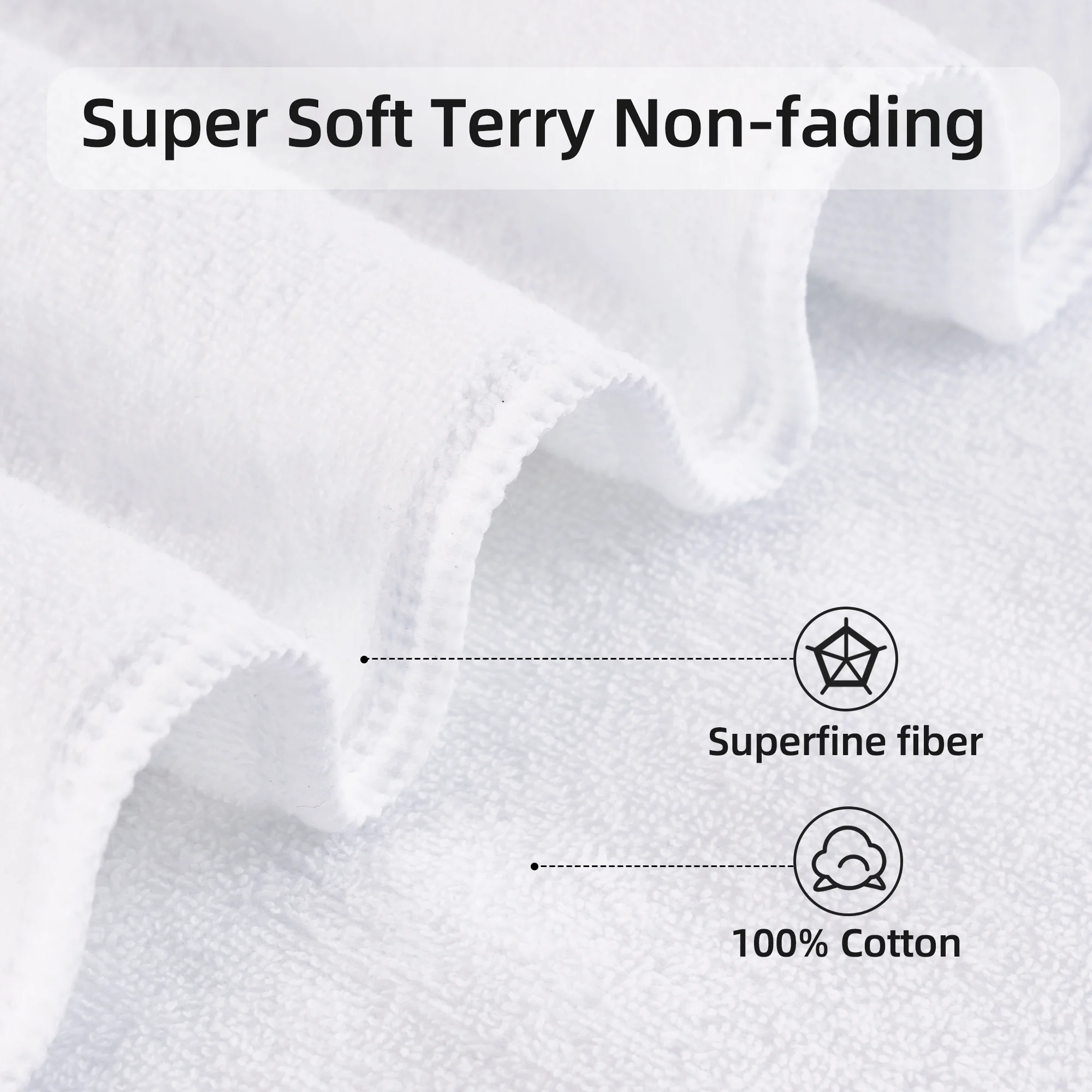 Picture 3: Custom Fire Alarm Pull Station Soft Face Towel Quick Dry Pool Bath Cotton Towels Absorbent