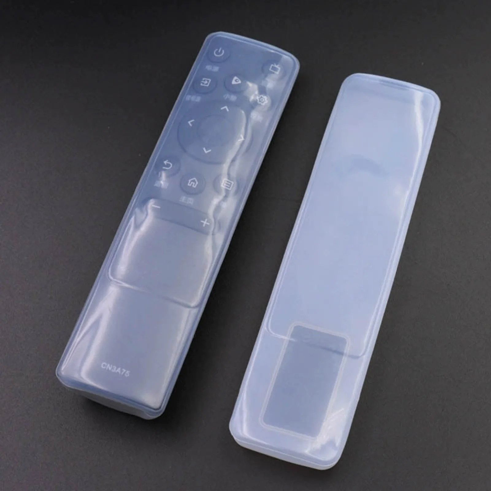 Remote Control Cover Silicone Transparent Protective Sleeve Waterproof Dustproof Case for TV Remote Home Use