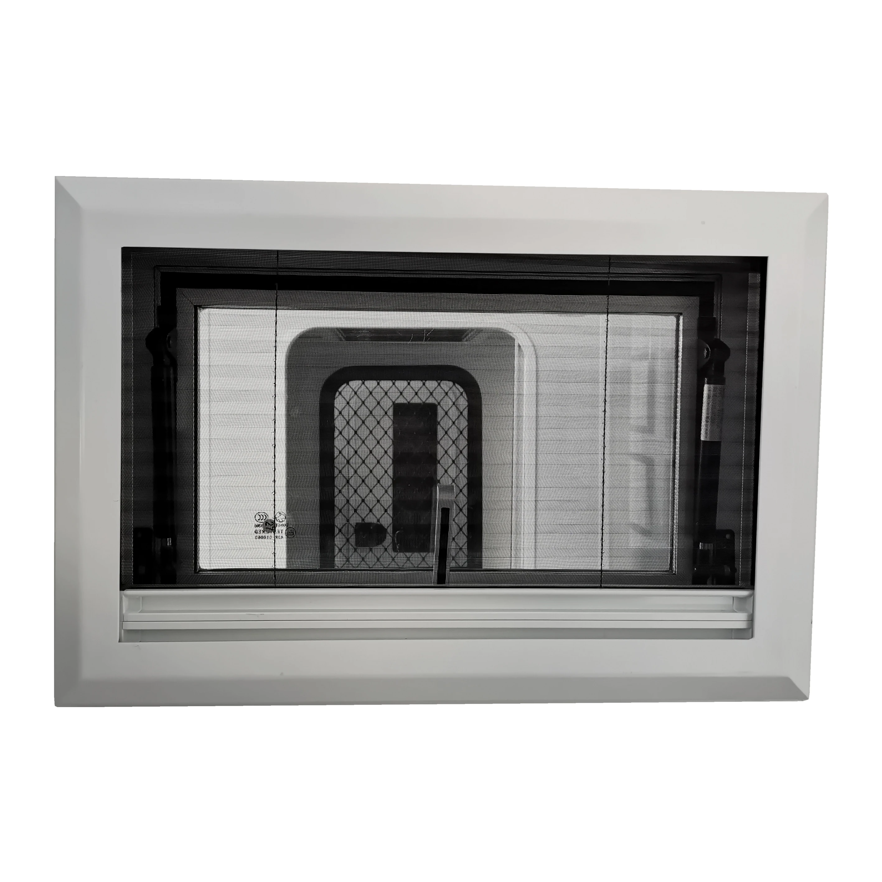 Push Out RV Window Double Layer Tempered Glass Aluminum Frame With Noise Reduction And Thermal Insulation For Camper Trailer view 5