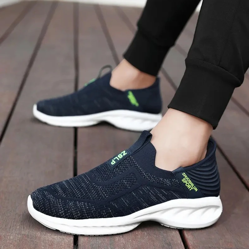 

Dad's shoes 2025 New Autumn Fashionable and versatile Mesh fabric Breathable sneakers Outdoor Anti-slip Jogging running shoes