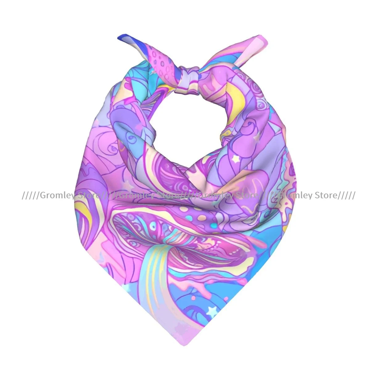 

Psychedelic Mushrooms Square Bandana Outdoor Sports Headwear Scarf