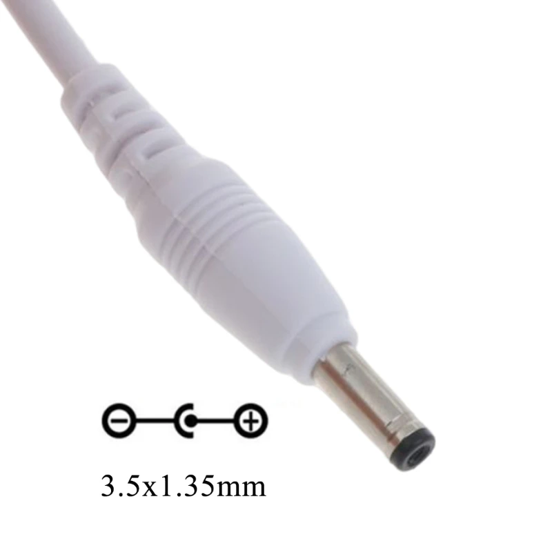 1 m/2 m/3 m 5V สายไฟ USB ถึง 3.5 มม.x 1.35 มม. แจ็คอะแดปเตอร์ Connector สายชาร์จปลั๊กไม่สนับสนุน 12 แรงดันไฟฟ้า