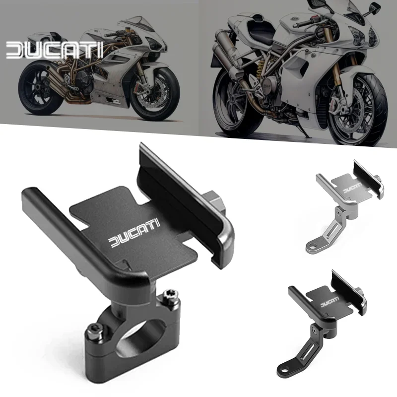 

For Ducati Multistrada V2 V4 950 1100 1260 1200 S Sport Monster 950 821 600 Motorcycle Mobile Phone Holder GPS Navigator Bracket
