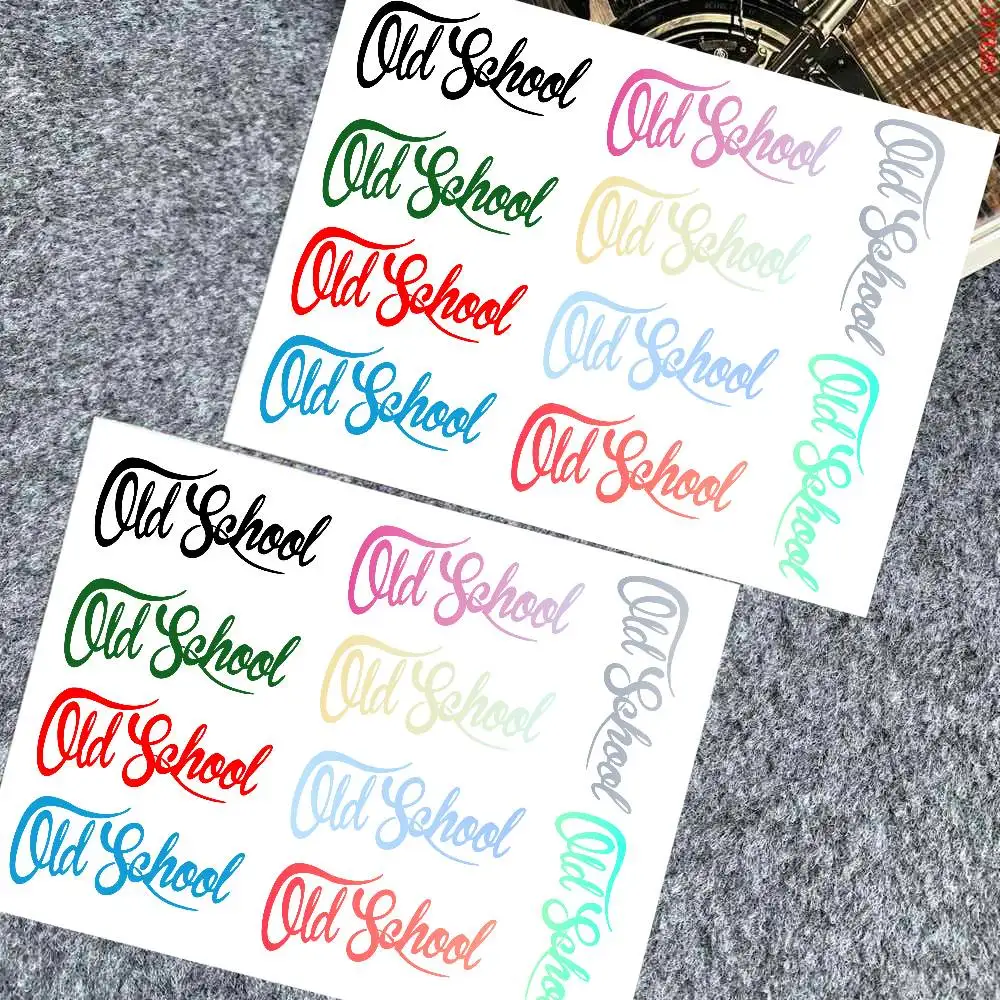 Old School Japanese Motorcycle Sticker Suitable For Motorcycle Body Reflective Car Sticker Helmet Decal