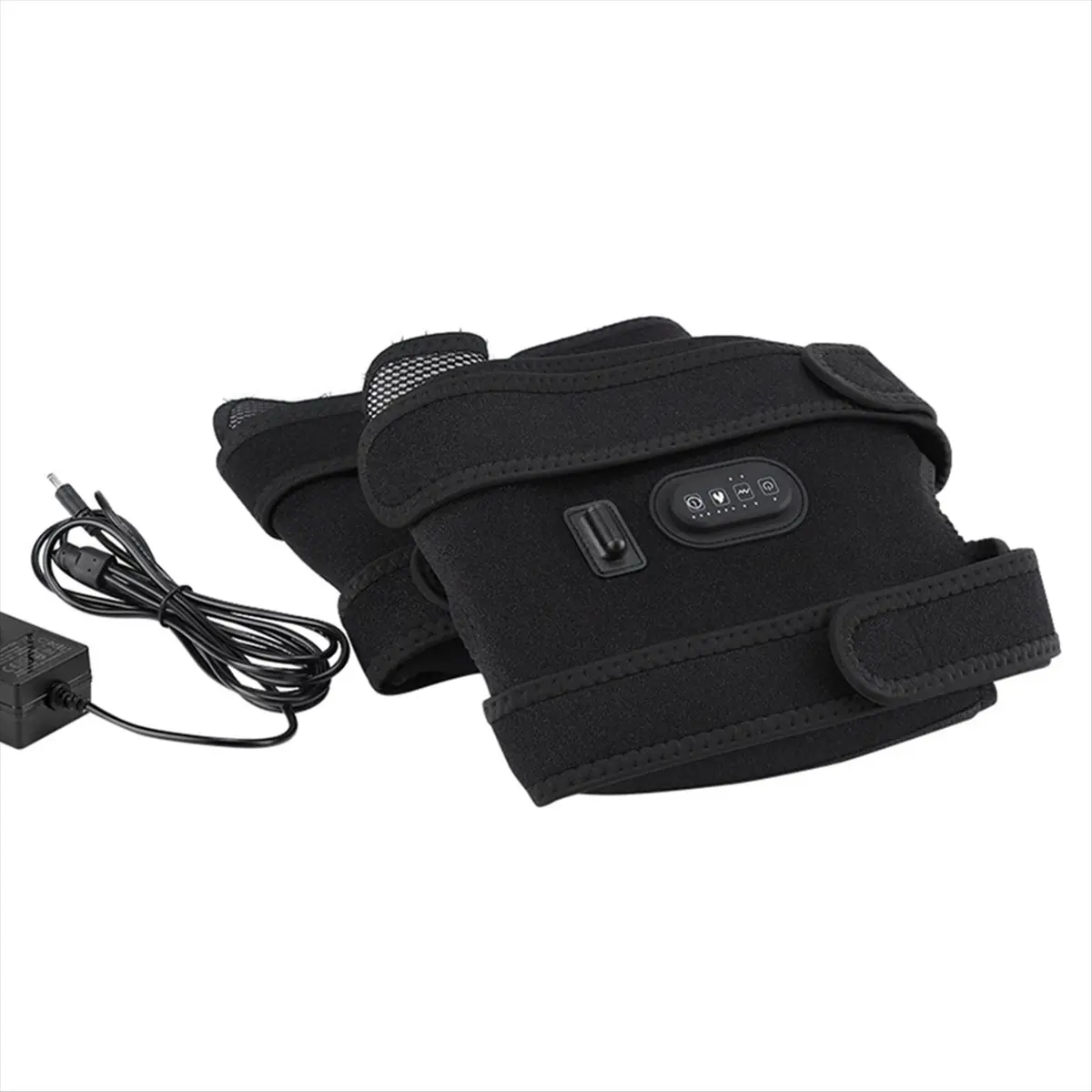 A20M Heated Massage Knee Pads Extended Heating Knee Pads with 4 Motors 5 Massage Modes Warming Knee Massage US Plug