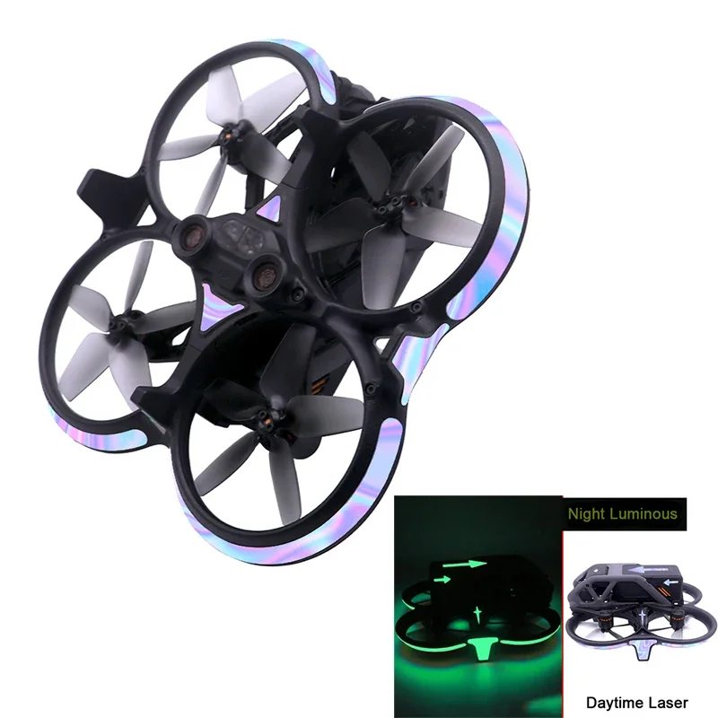 Night Luminous Daytime Laser Stickers for DJI Avata Drone Night Flight Fluorescent Decals Decorative Sticker Drone Accessories