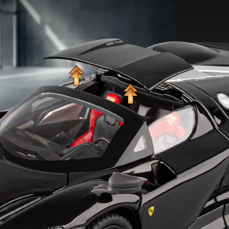 1:24 SP3 Daytona alliage modèle de voiture de sport moulé sous pression en métal course Super véhicules modèle de voiture Simulation son lumière enfants jouet cadeau