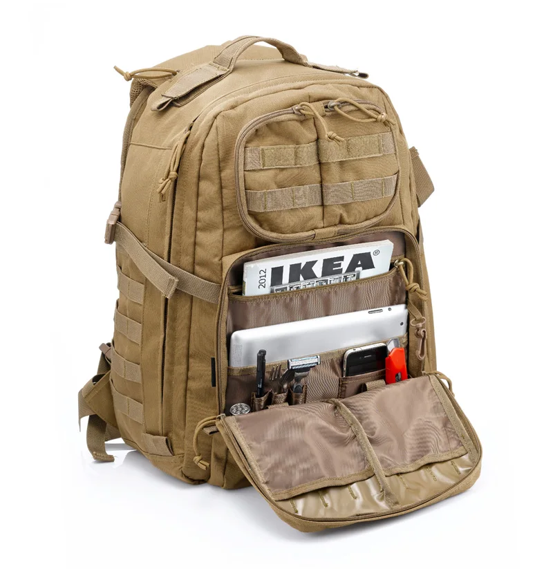 Imagem -02 - Yakeda-mochila de Camuflagem Impermeável para Homens e Mulheres 55l Grande Capacidade Esportes ao ar Livre Caminhada Camping Bolsa de Montanha