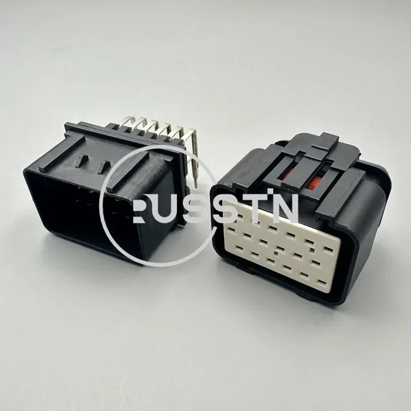 1 Set 18 Pin Econoseal Plug Automotive Rectangular PCB Connector ECU Socket AC Assembly For Cars 344106-1 344107-1