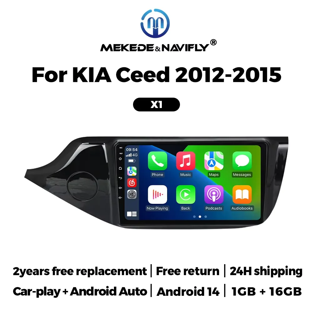 MEKEDE 2 Din Autoradio Carplay AUTO GPS MP5 Voor KIA CEED JD Cee'd 2012-2018 Auto Stereo Multimedia speler auto intelligente systemen