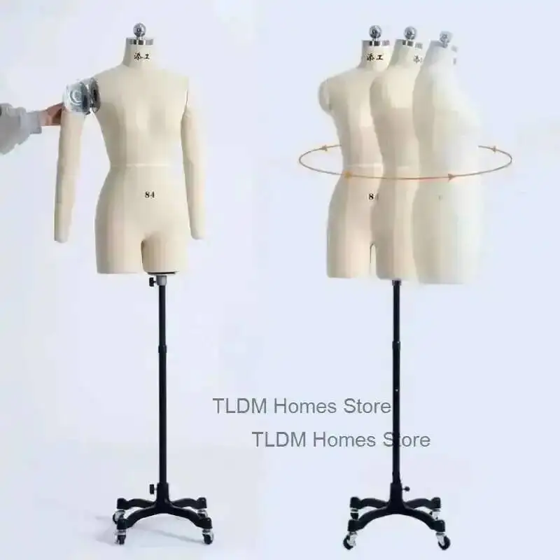 

Stand Linen Cover Body Female Mannequins with Legs for Clothing Design Bust Sewing Tailor Mannequin Dress Display Can Pin Hot