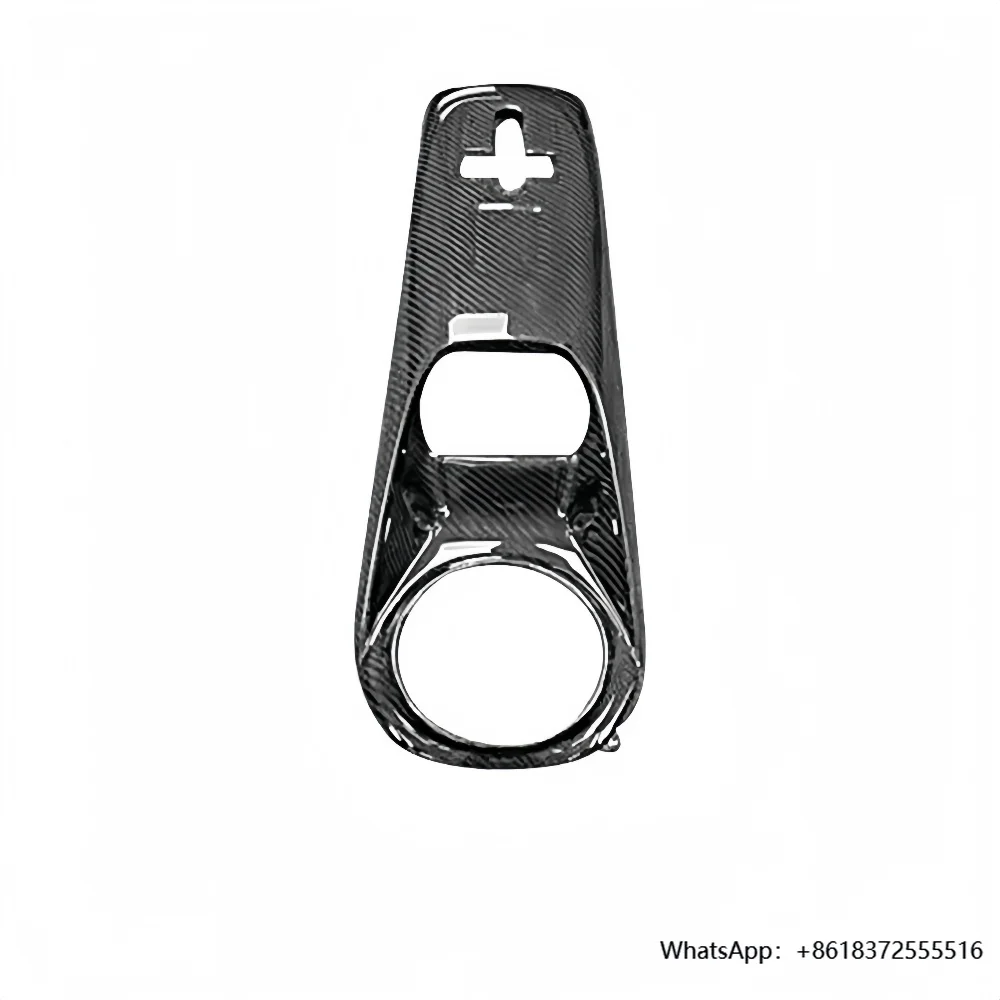 

New Pista Style Dry Carbon Fiber Engine Compartment Lock Cover Body Decoration Suitable for Ferrari 488
