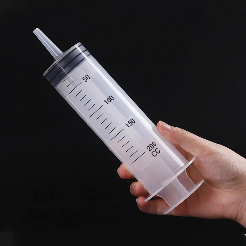 500ML Syringe Large Syringes Reusable Pump Measuring with Scale Syringe with Tube Pet Feeding Seringa Oil Glue Water Applicator