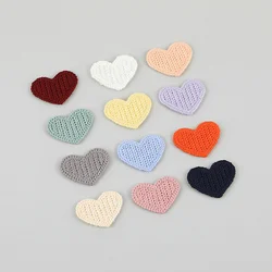 30pcs Love DIY Heart Embroidered Fabric Stickers Accessories Earrings Bags Shoes Decorations Patches Clothing Accessories