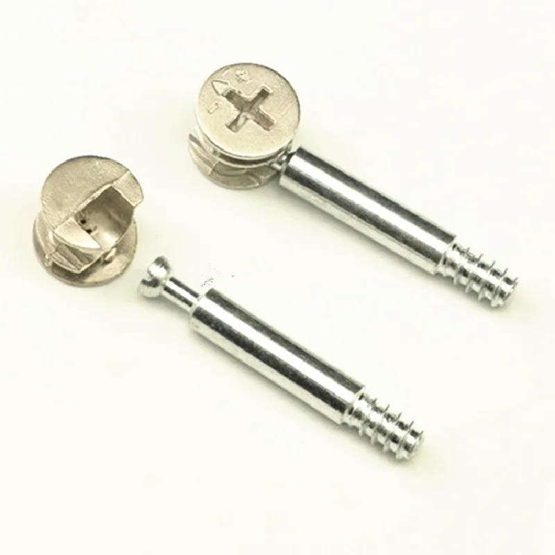 

10Pcs Furniture Two In One Connector Bed Wardrobe Panel Furniture Assembly Hardware Fittings