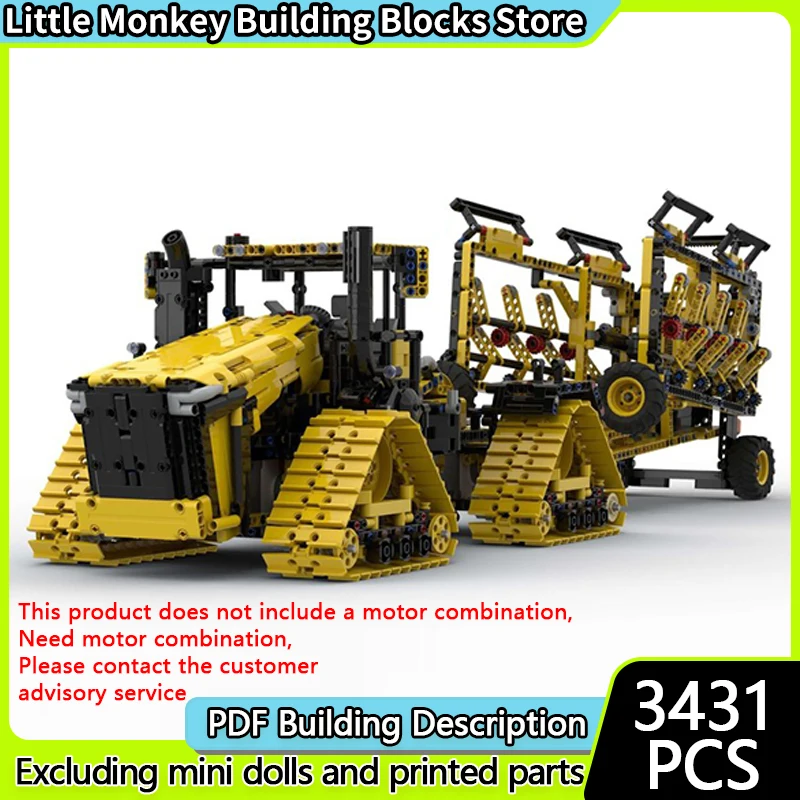 

Конструктор MOC: Модель городского автомобиля и классический сельскохозяйственный трактор. Модульные технологичные блоки. Подарки для детей на праздники. Набор для сборки.