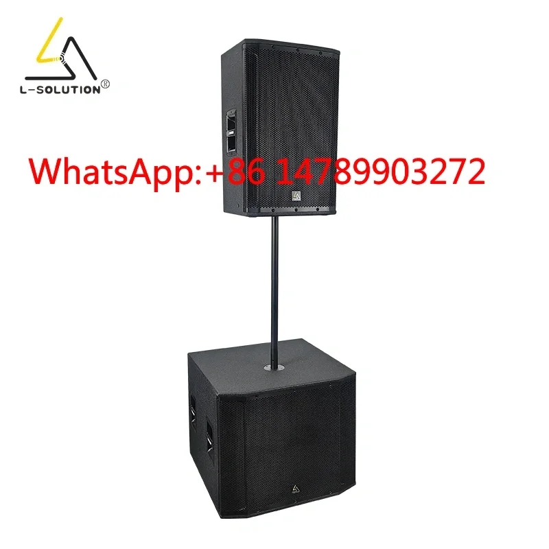 L-Solution SRX815 500W 2-Way 15 Inch Active PA Speaker DJ Party Portable
