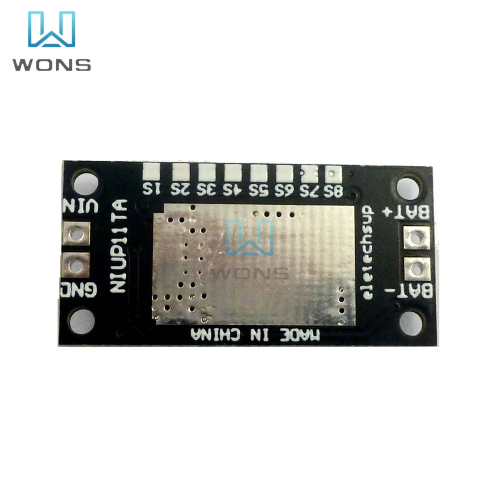 NIUP11TA 1S 2S 3S 4S 5S 6S 7S 8S NiMH NiCd Battery Charger Dedicated Module Board 1.2V 2.4V 3.6V 4.8V 6V 7.2V 8.4V 9.6V