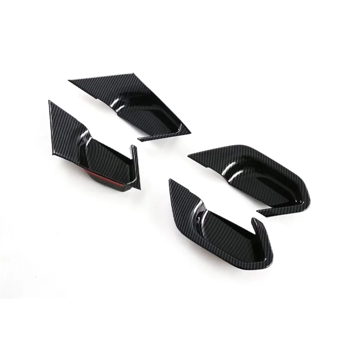 Manija de puerta Interior para BMW serie 5 G60 2024, cubierta de cuenco, embellecedor de decoración, accesorios interiores, ABS, fibra de carbono