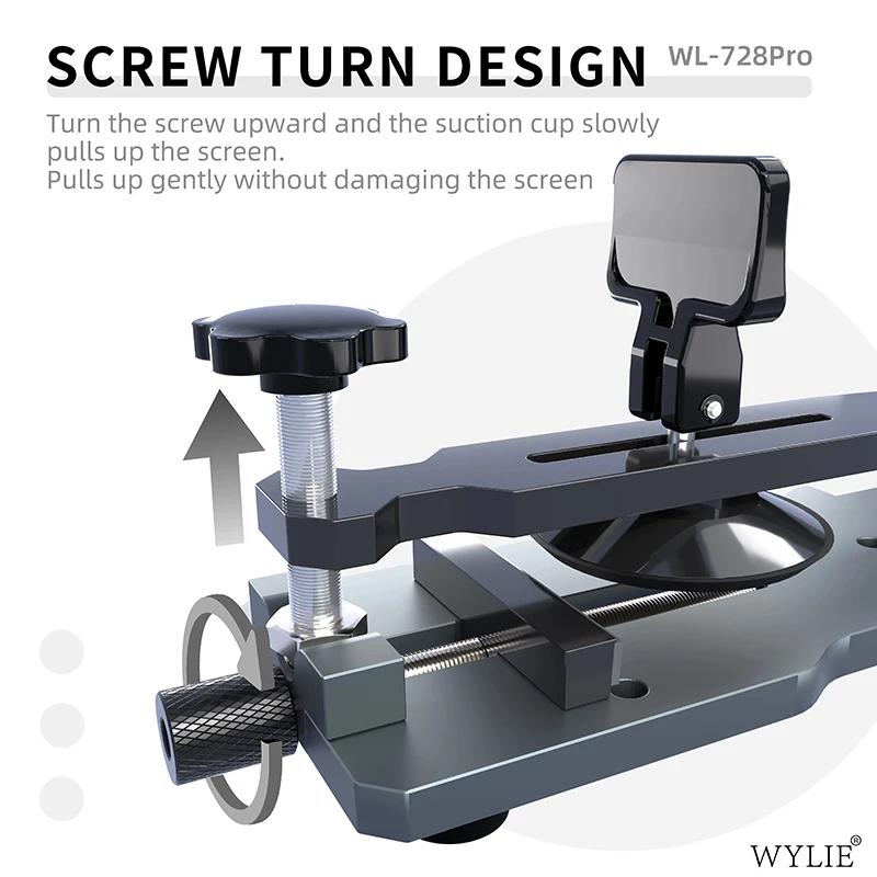 WYLIE WL-728 Pro Universal Heating-Free LCD Screen Splitter Fixture For iPhone Android Phone Opening Quick Removal Clamp